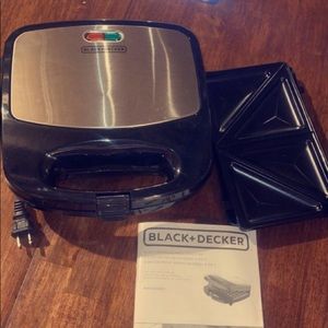 black decker ( for waffles and other foods! )
